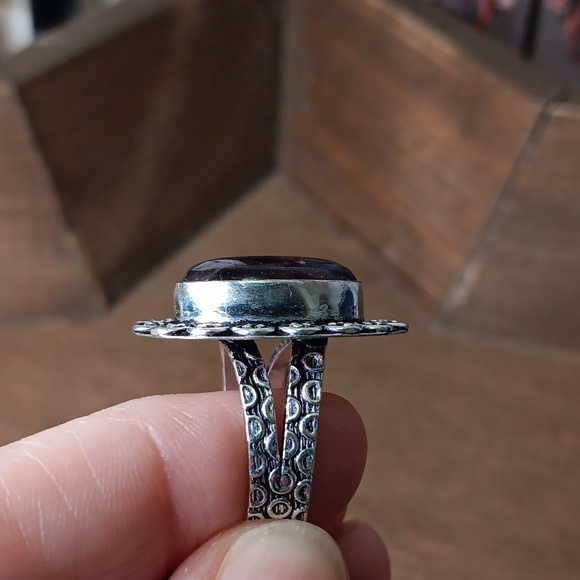 Labradorite ring, size 8 - Picture 5 of 5